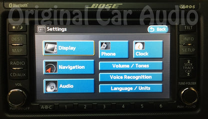 2007 - 2009 Nissan Altima OEM Navigation Touch Screen Bluetooth BOSE 6 CD Changer