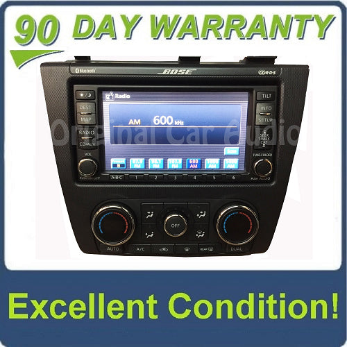 2007 - 2009 Nissan Altima OEM Navigation Touch Screen Bluetooth BOSE 6 CD Changer
