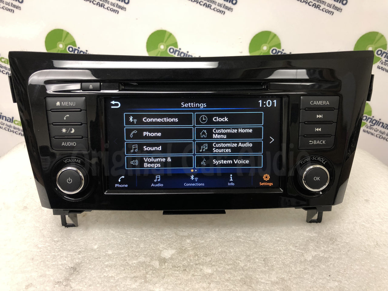 2017 - 2019 Nissan Rogue OEM Car Play Android Auto Single CD AM FM SAT Radio Multi Media Receiver