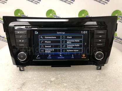 2017 - 2019 Nissan Rogue OEM Car Play Android Auto Single CD AM FM SAT Radio Multi Media Receiver