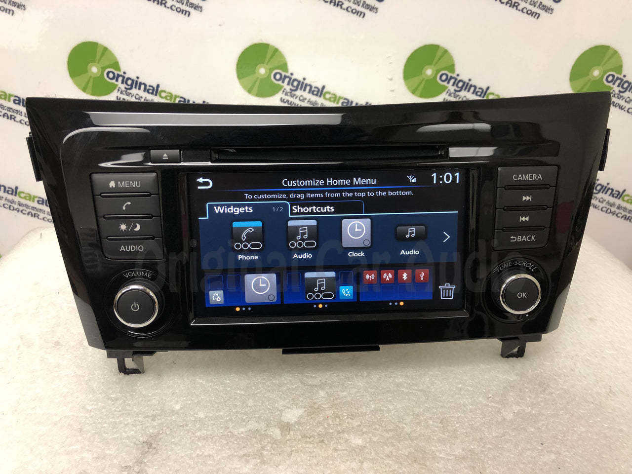 2017 - 2019 Nissan Rogue OEM Car Play Android Auto Single CD AM FM SAT Radio Multi Media Receiver