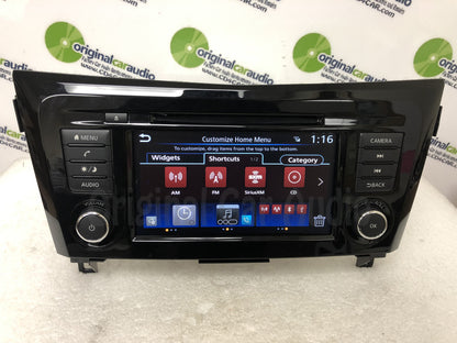 2017 - 2019 Nissan Rogue OEM Car Play Android Auto Single CD AM FM SAT Radio Multi Media Receiver