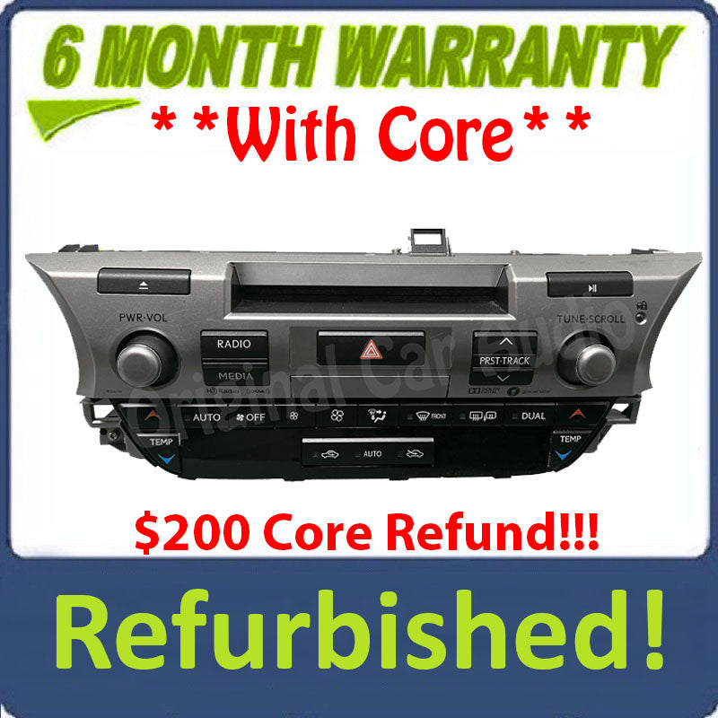 Refurbished 2016 - 2018 Lexus ES350 ES300H OEM Gracenote Navigation Climate Control Multi Media Radio Receiver 100658