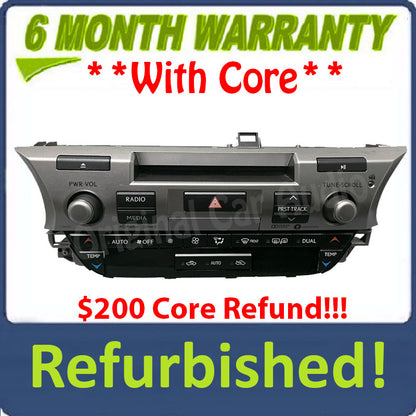 Refurbished 2016 - 2018 Lexus ES350 ES300H OEM Gracenote Navigation Climate Control Multi Media Radio Receiver 100658