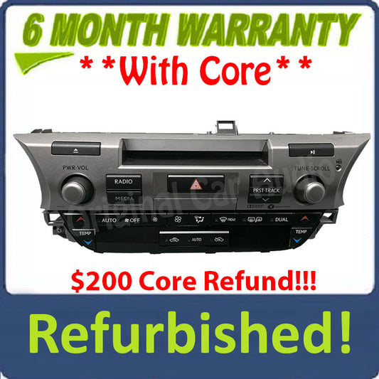 Refurbished 2016 - 2018 Lexus ES350 ES300H OEM Gracenote Navigation Climate Control Multi Media Radio Receiver 100658