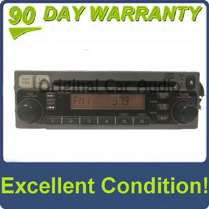 2004 - 2005 Honda S2000 Radio and  CD Player