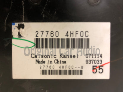 2014 - 2016 Infiniti Q50 OEM Body Climate Control Module ECU Computer