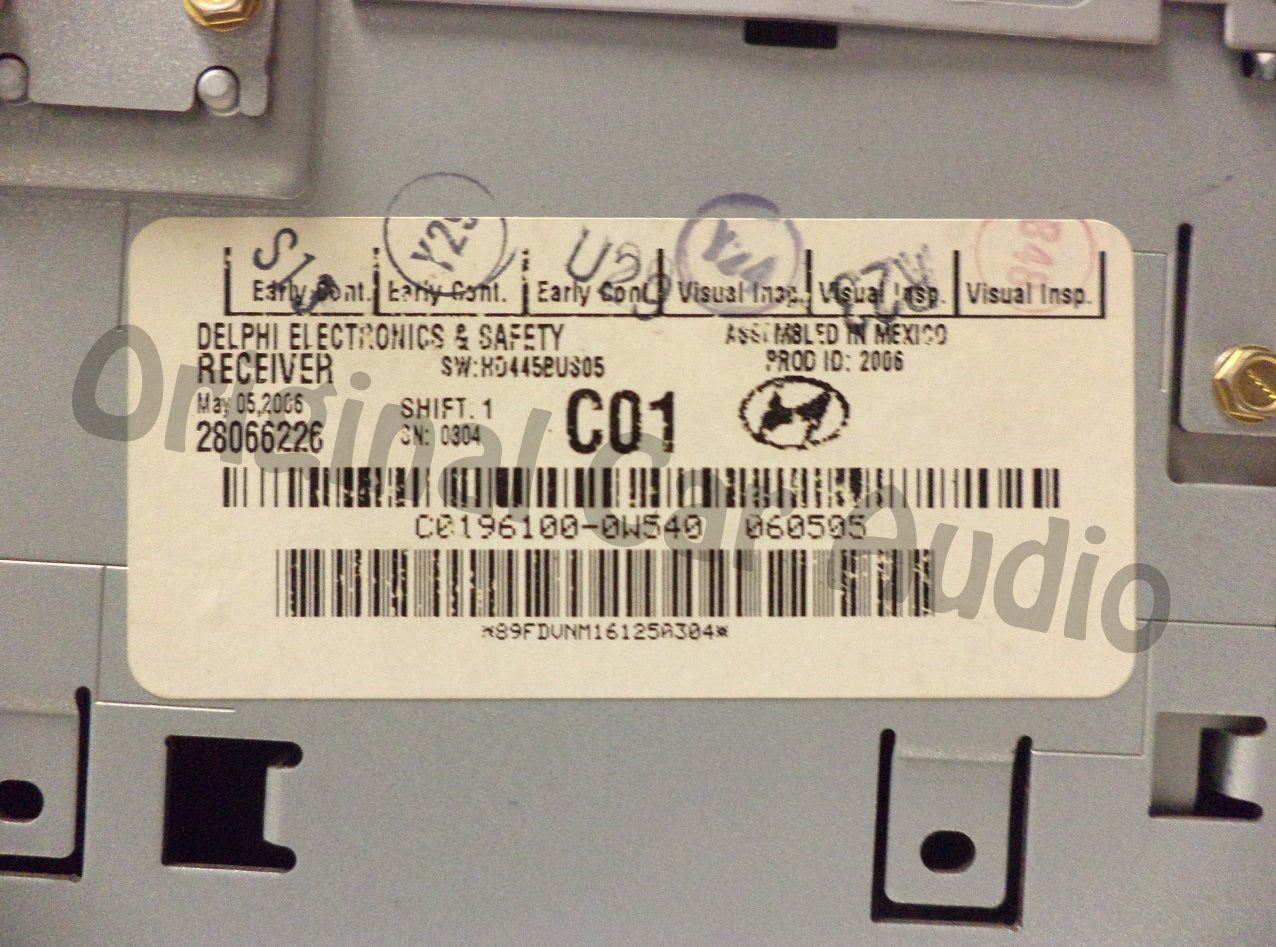 Hyundai Radio MP3 CD Player AM FM Receiver Stereo OEM