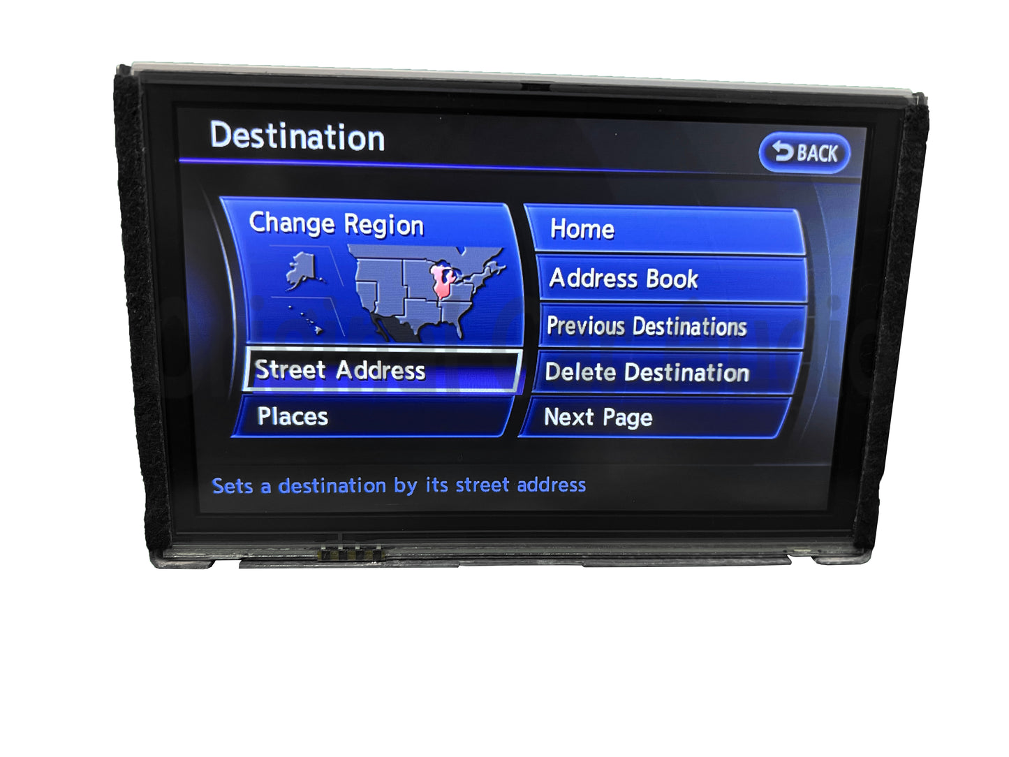 2010 - 2020 Nissan Infiniti 370Z G37 OEM Radio Touch Screen Information Display Monitor ONLY