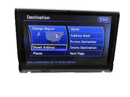 2010 - 2020 Nissan Infiniti 370Z G37 OEM Radio Touch Screen Information Display Monitor ONLY