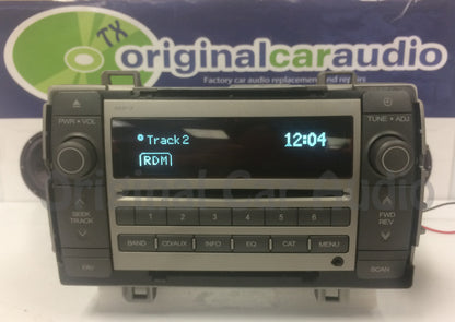 2009 - 2010 Pontiac VIbe Toyota Matrix OEM AM FM Aux MP3 Single CD Radio ULA 86120-01250, 28143548