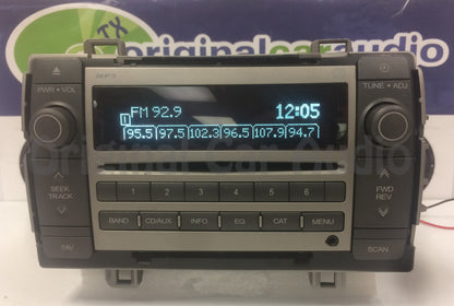 2009 - 2010 Pontiac VIbe Toyota Matrix OEM AM FM Aux MP3 Single CD Radio ULA 86120-01250, 28143548