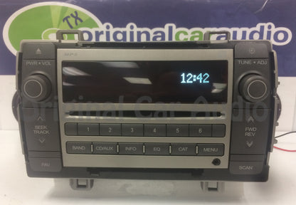2009 - 2010 Pontiac VIbe Toyota Matrix OEM AM FM Aux MP3 Single CD Radio ULA 86120-01250, 28143548