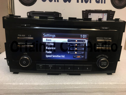 2013 - 2015 Nissan Altima AM FM USB 5" Screen Display Radio Receiver  CD Player