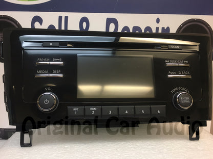 2014-2016 Nissan Rogue AM FM Sat Bluetooth USB 5" Display Rear Camera Radio 28185-4BA0A
