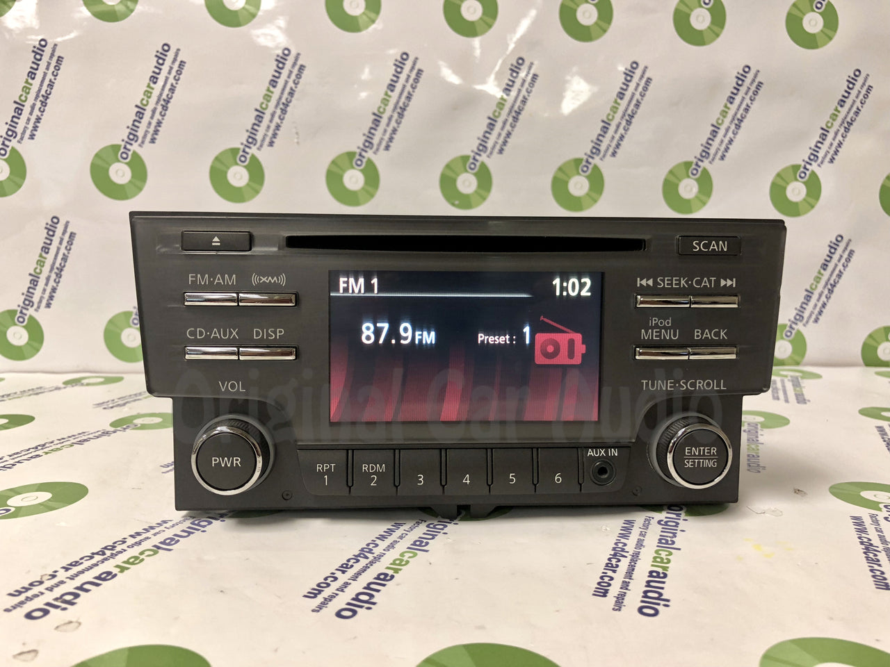 2013 - 2014 Nissan Sentra OEM Single CD AM FM SAT Radio Receiver Aux