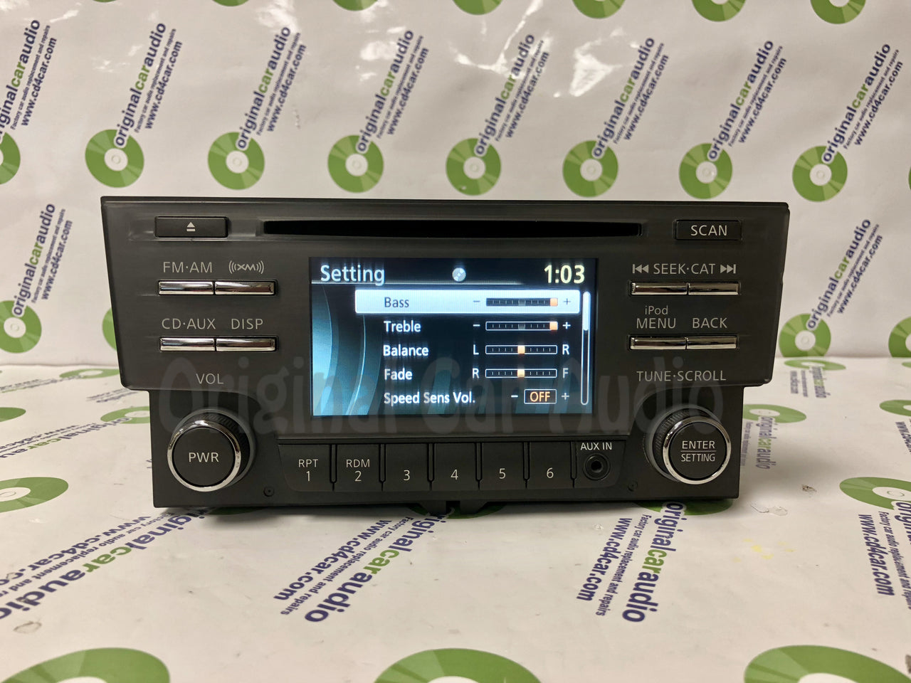 2013 - 2014 Nissan Sentra OEM Single CD AM FM SAT Radio Receiver Aux