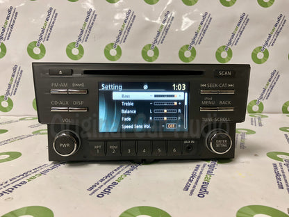 2013 - 2014 Nissan Sentra OEM Single CD AM FM SAT Radio Receiver Aux