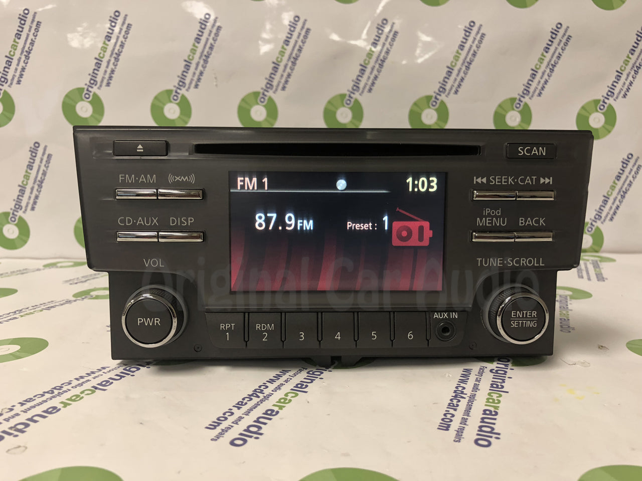2013 - 2014 Nissan Sentra OEM Single CD AM FM SAT Radio Receiver Aux