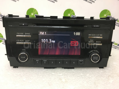 2013 - 2015 Nissan Altima OEM Single CD AM FM SAT Radio Aux Receiver