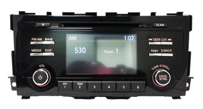 13 14 15 Nissan ALTIMA OEM XM Radio 5" Screen Display MP3 CD Player AUX Bluetooth 28185 3TA1B 2013 2014 2015
