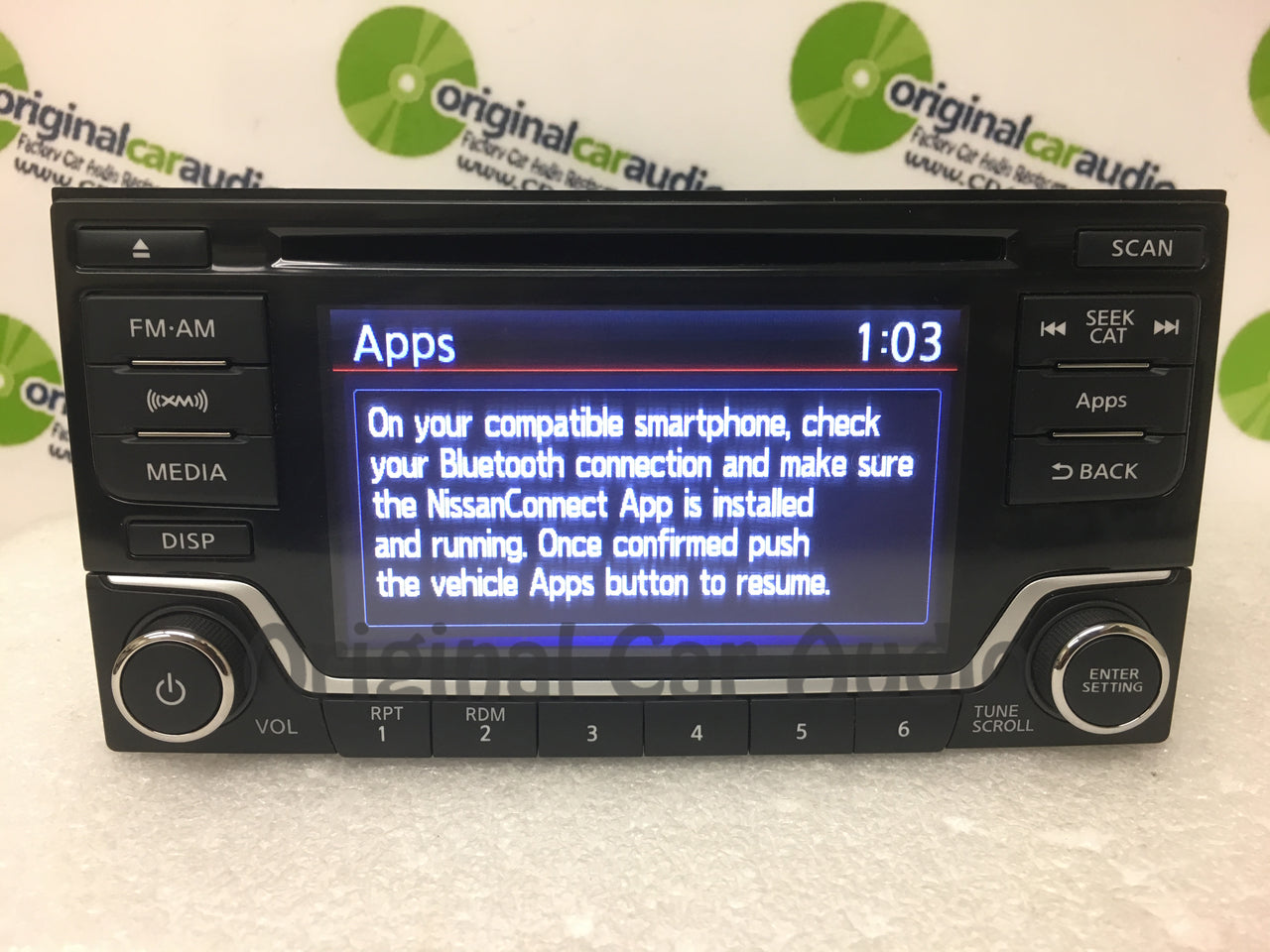 2014 - 2016 Nissan Frontier Titan OEM Premium Audio Single CD Bluetooth Sat Multi Media Radio Receiver