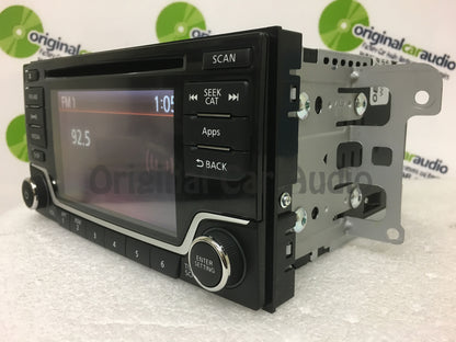 2014 - 2016 Nissan Frontier Titan OEM Premium Audio Single CD Bluetooth Sat Multi Media Radio Receiver