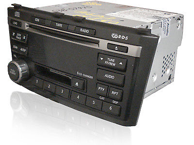 INFINITI I30 I35 Radio Tape Player 6CD Changer BOSE 2000 2001 2003 2004 BLACK