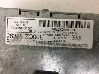 2006 - 2013 Nissan Frontier Maxima OEM Bluetooth Mobile Phone Receiver Module
