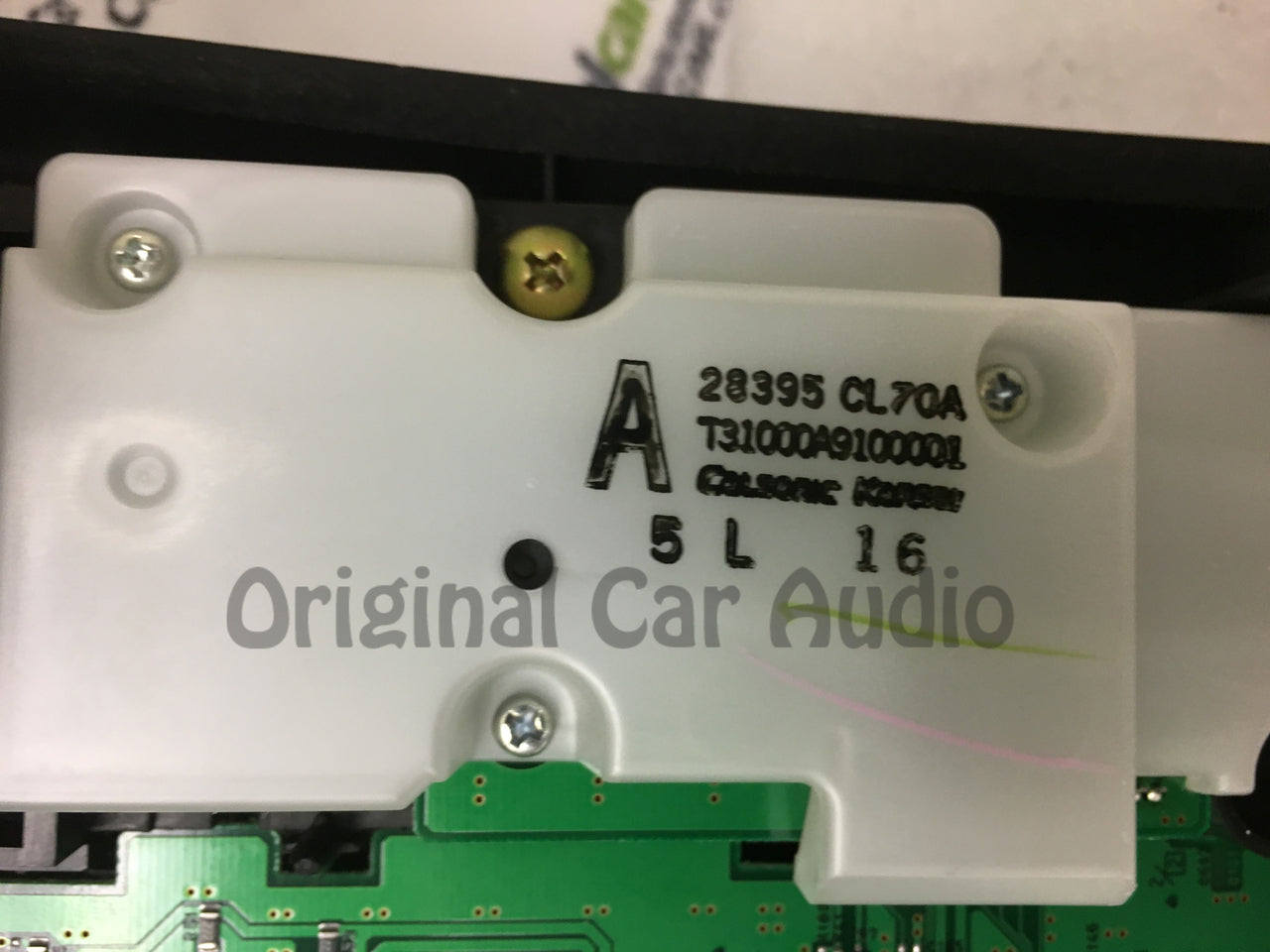 2006 - 2008 Infiniti FX35 FX45 OEM Radio Control Panel Climate Control FACEPLATE ONLY