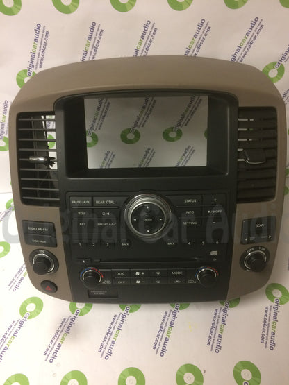 2008 - 2012 Nissan Armada Pathfinder OEM NON-BOSE Radio Audio Control Panel ONLY