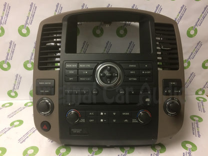 2008 - 2012 Nissan Armada Pathfinder OEM NON-BOSE Radio Audio Control Panel ONLY