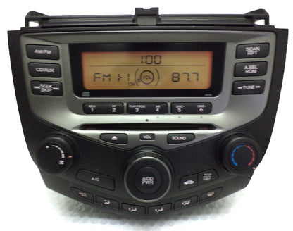 Honda Accord Radio and CD Player 2AA2 2003 2004 2005 2006 2007