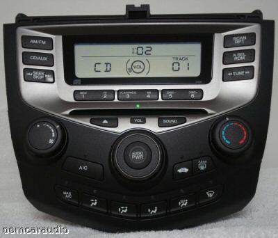 2003 - 2007 Honda Accord OEM AM FM Radio CD Player LX 4DR 2AC2