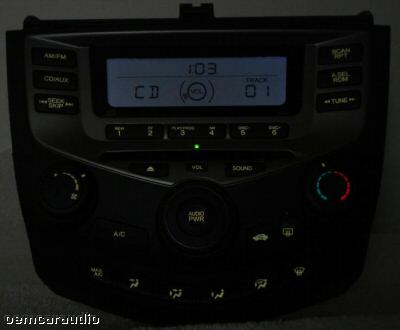 2003 - 2007 Honda Accord OEM AM FM Radio CD Player LX 4DR 2AC2