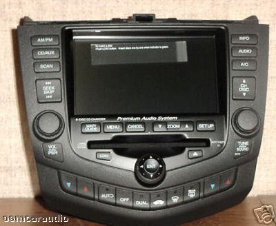 New 2003 Honda Accord Radio, GPS  Navigation, and 6 CD Changer