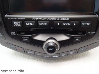 New 2003 Honda Accord Radio, GPS  Navigation, and 6 CD Changer