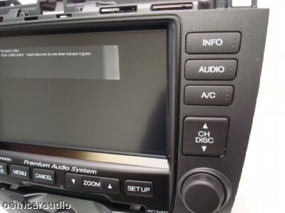 New 2003 Honda Accord Radio, GPS  Navigation, and 6 CD Changer