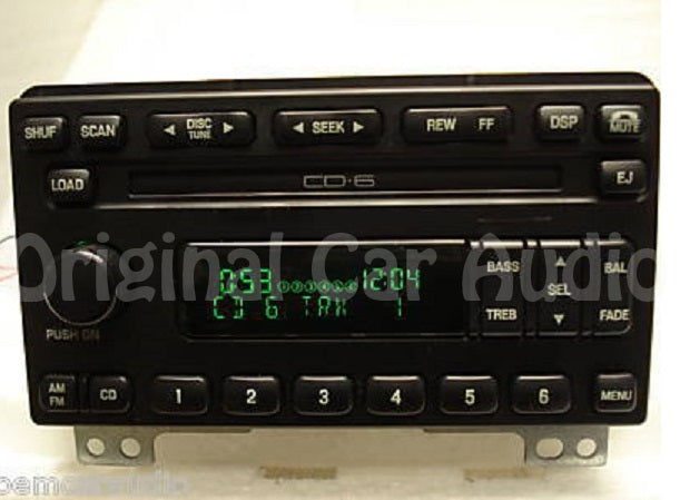 2003 2004 Ford Expedition OEM Radio AM FM 6 CD Changer Player