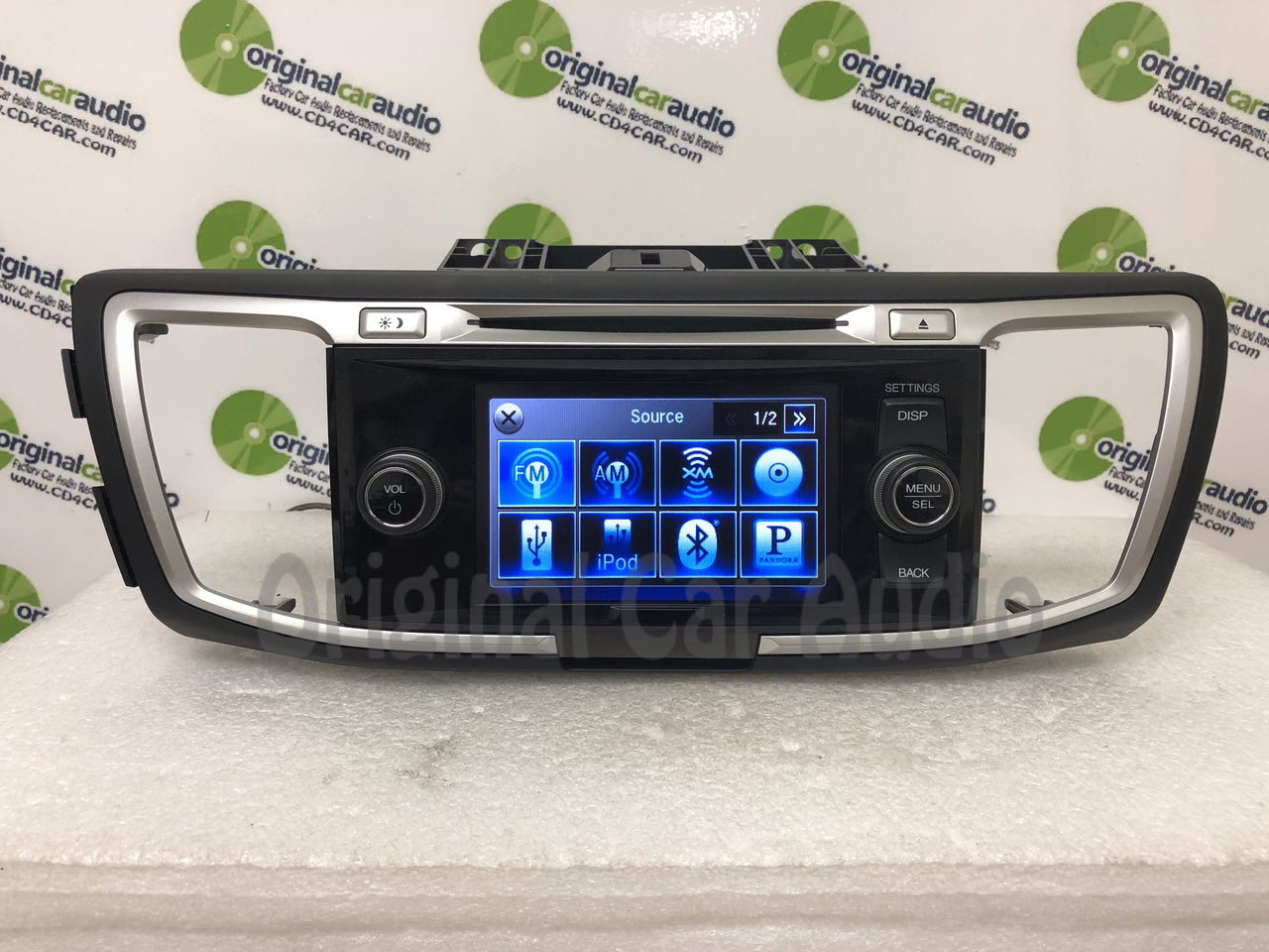 2013 - 2015 Accord OEM Single CD AM FM Touch Screen Bluetooth Radio Receiver 2PA4