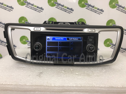 2013 - 2015 Accord OEM Single CD AM FM Touch Screen Bluetooth Radio Receiver 2PA4