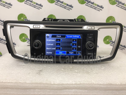 2013 - 2015 Accord OEM Single CD AM FM Touch Screen Bluetooth Radio Receiver 2PA4