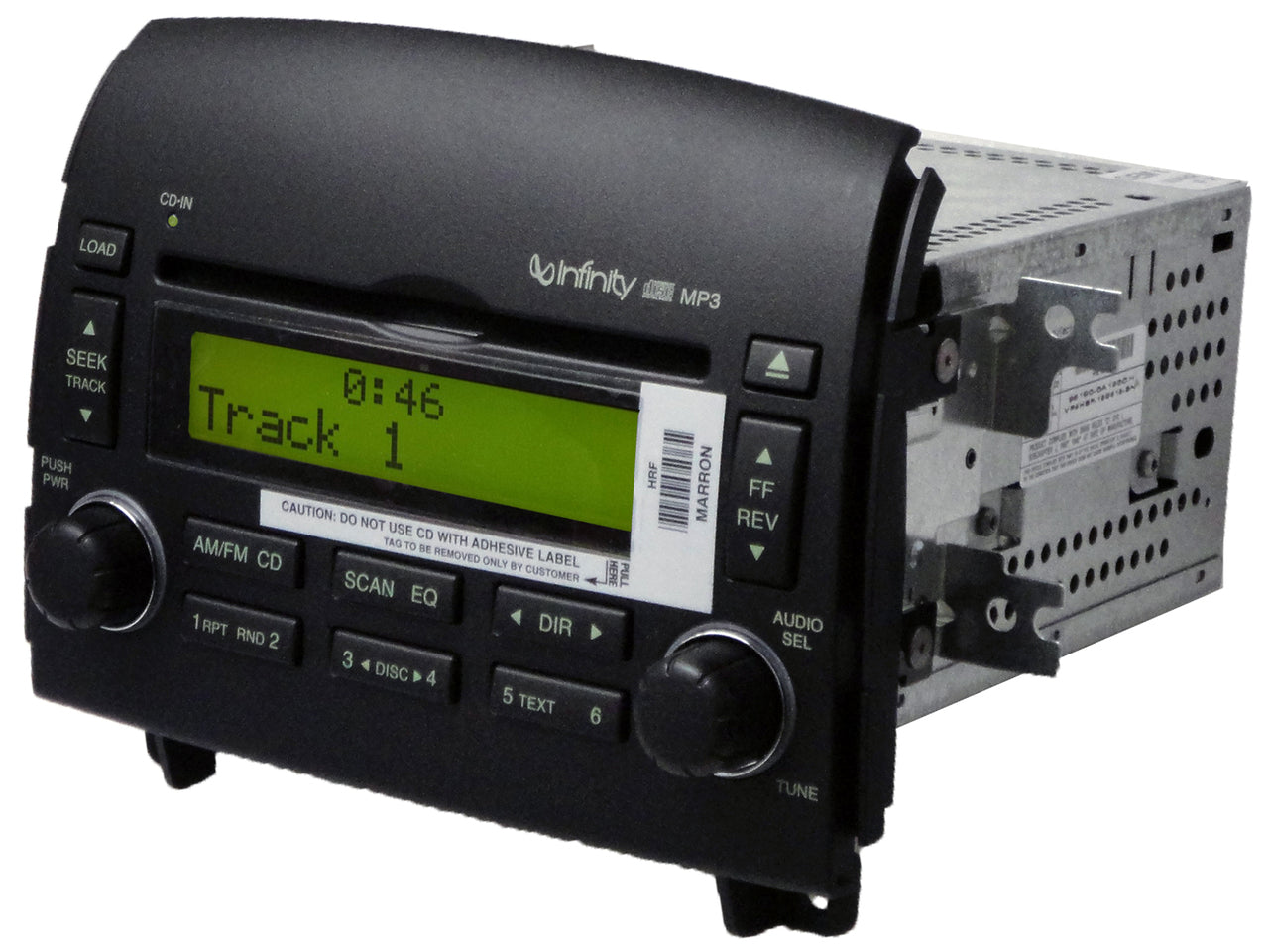 NEW 06 07 08 Hyundai SONATA Infinity Radio MP3 6 Disc CD Changer Player BLACK