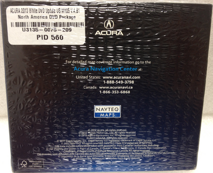 NEW 06 07 08 09 10 11 12 Acura RL TL MDX TSX Navigation Disc CD DVD NAVTEQ SAT Nav GPS 4.C0