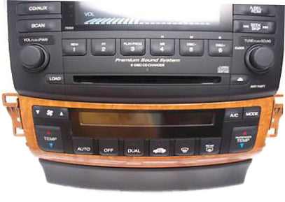 2004 2005 Acura TSX OEM Premium Sound Radio AUX & 6 Disc Changer CD Player 7EB0 FACEPLATE ONLY