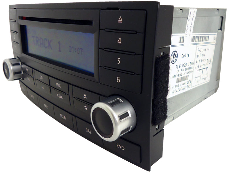 VW VOLKSWAGEN Touareg Premium 6 AM FM Radio CD Player OEM