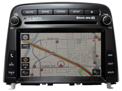 2009 - 2012 Hyundai GENESIS OEM Navigation Touchscreen Bluetooth CD AUX XM Receiver Infinity