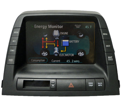 Refurbished 2006 2007 2008 2009 Toyota Prius OEM Navigation Energy Center Screen