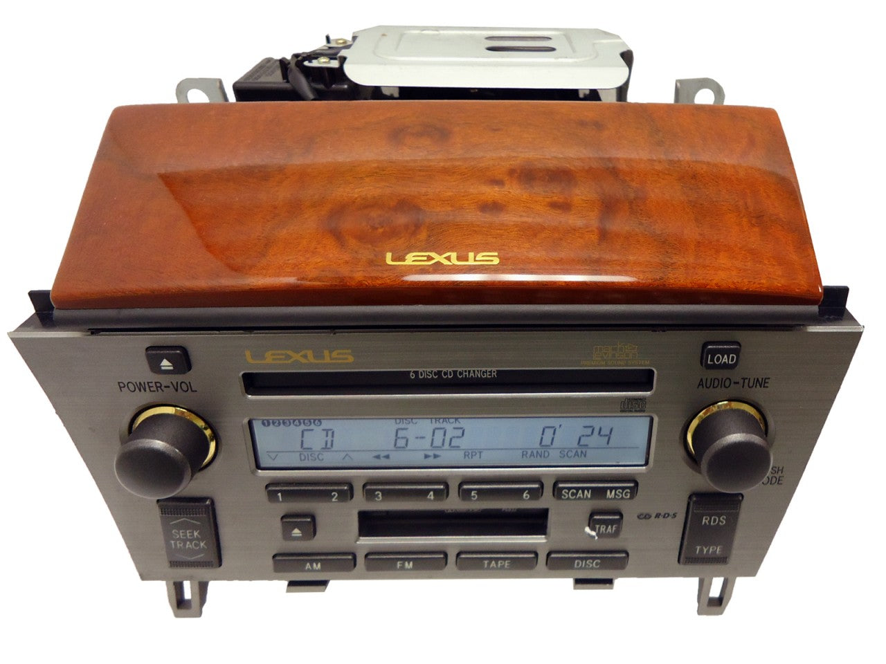 2002 2003 2004 2005 02 03 04 05 Lexus SC430 Radio Tape Cassette Mark Levinson Radio 6 CD Changer P6832
