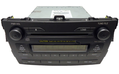 NEW 09 2009 2010 10 2011 11 Toyota COROLLA Radio MP3 WMA SATELLITE XM Sirius Stereo 6 Disc CD Changer Player A51847
